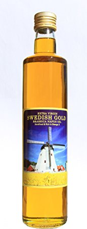 The Amazing, Healthy, High Heat High Omega 3 Organic Swedish Gold Oil for All Food Preparations. Versatile: For Salad Dressings, Sautéing, Frying, Grilling, Baking. Cold Pressed