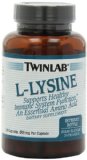 Twinlab L-Lysine 500mg Capsules 120 Count