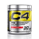 Cellucor - C4 Fitness Training Pre-Workout Supplement for Men and Women - Enhance Energy and Focus with Creatine Nitrate and Vitamin B12 Fruit Punch 30 Servings 195g