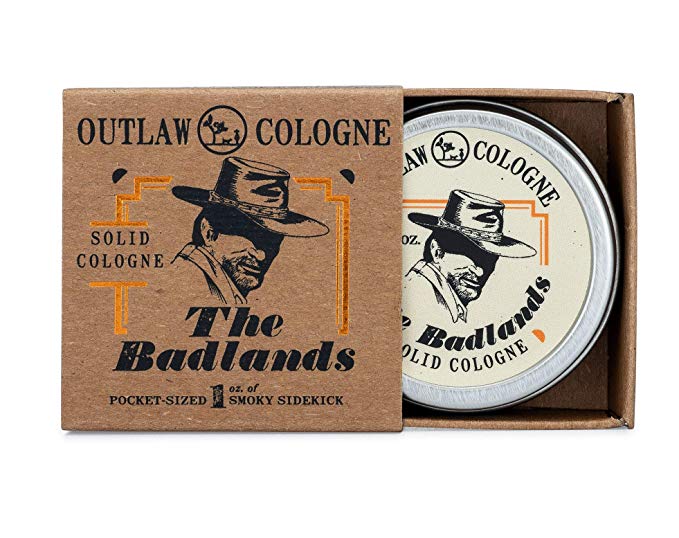 The Badlands Solid Cologne: Your Smoky Sidekick for a Life of Adventure - 1 oz Men's or Women's Campfire Cologne