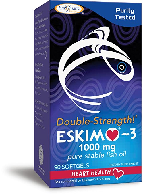 Enzymatic Therapy Eskimo-3 Double-Strength Supplement, 90 Count