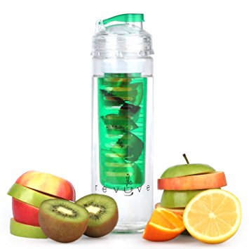 Infuser Water Bottle 23.6 Ounce - For Infused Hydration - BPA Free, Tritan Plastic, Fruit Infusion