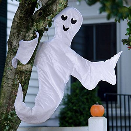 Peek a Boo Ghost Halloween Tree Wrap Decoration