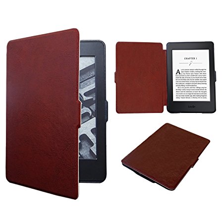 Ceego Flip Cover for Kindle Paperwhite [Ultra Compact - Auto Wake & Sleep Smart Cover] - Fuax Leather - Kindle Paperwhite Flip Case …