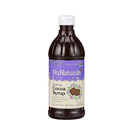 NuStevia Cocoa Syrup, 16 fl oz (.47 l) - NuNaturals