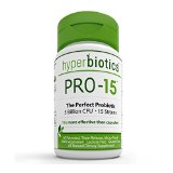 PRO-15 1 Recommended Best Probiotic Supplement 60 Once Daily Time Release Pearls - 15x More Effective than Capsules with Patented Delivery Technology - Easy to Swallow - Promotes Digestive Health