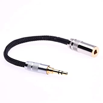 3.5mm Male to 4.4mm Female Balanced Hi-end Silver Plated Cable Adapter for Sony Sony NW-WM1Z 1A MDR-Z1R TA-ZH1ES PHA-2A 4.4mm Headphone Cable
