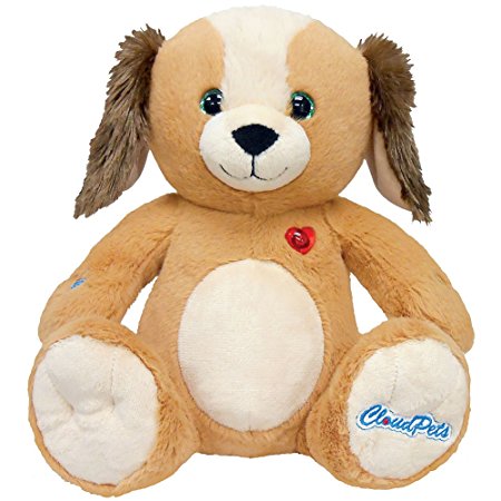 CloudPets Talking Puppy - The Adorable, Huggable Pet to Keep in Touch Through the Cloud, Recordable Stuffed Animal