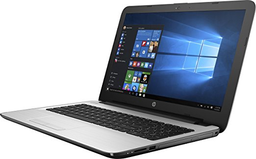 HP 15-AY000 15.6" Notebook, Intel N3710 Quad-Core, 4GB DDR3, 1TB SATA, 802.11ac, Win10H - White Silver (Certified Refurbished)