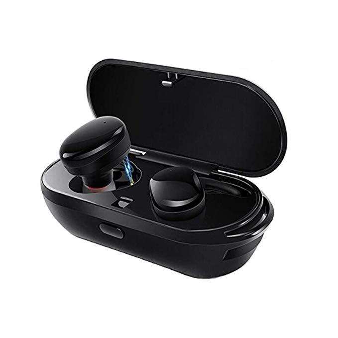 True Wireless Earbuds, Antot Bluetooth Headsets, Advanced Mini Bluetooth Earbuds with Upgraded Charging Box, Noise Cancelling, Waterproof, Excellent Sound Performance, Portable, Easy to Pair
