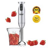 Cuisinartpaksh Smart Stick Immersion Hand Blender 2 Speed Removable Shaft and Body 200 Watt Best Blender As Smoothie Maker  Food Processor Drink Mixer One Touch Control  Brushed Chrome