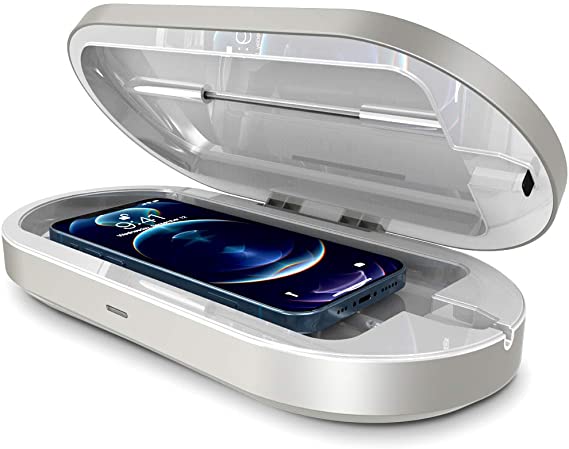 Trianium Smartphone UV Sanitizer & Charge Box for iPhone, Galaxy, and Android Phone