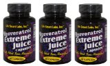 1000 MG Resveratrol Extreme Juice Capsules 3 Bottles Resveratrol Juice capsules TM 3 Months 180 pills HIGHLY POTENT Resveratrol capsules 3 MONTH GUARANTEE TWICE AS POTENT AS many RESVERATROL Resveratrol Juice Extreme 2 capsules  1000mg from Grapes