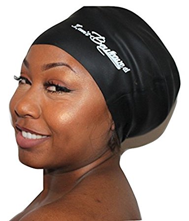Extra Large Swim Cap for Weaves, Braids, Extensions, Afro Hair or Dreadlocks