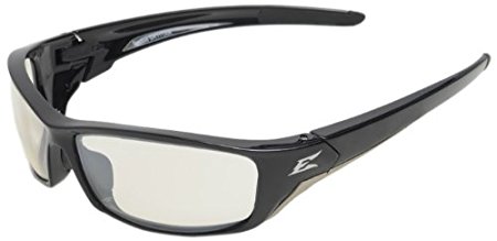 Edge Eyewear SR111AR Reclus Safety Glasses, Black with Clear Anti Reflective Lens