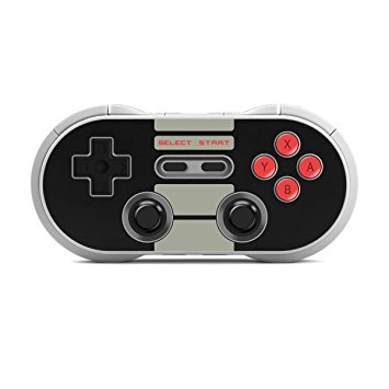 MasTechBox 8Bitdo NES30 Pro Wireless Nintendo Switch Bluetooth Controller Classic, Gamepad Controller for Android, Nintendo Switch, Windows, Mac OS, and iOS
