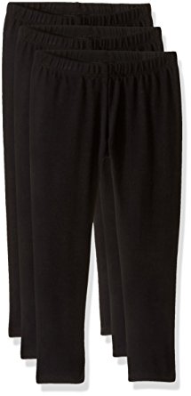 The Children's Place Girls' Solid Leggings (Pack of 3)