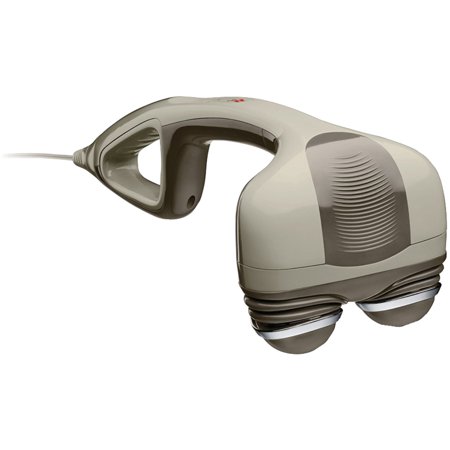 HoMedics Percussion Pro Handheld Massager With Heat, Variable Speed Control, Dual Pivoting Heads (HHP-350H)