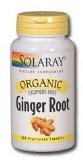 Solaray Organic Ginger Root Supplement 540 mg 100 Count
