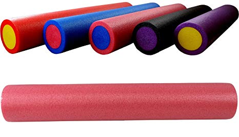 BodyRip - Trigger Point Foam Roll or Body Muscle Massage Roller (SMOOTH) | Len 90cm | Dia 15cm | For Myofascial Release or Injury Pain Relief from Fitness Exercise | Pilates, Yoga