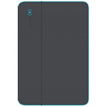 Speck Products DuraFolio Case and Stand for iPad mini 4, Slate Grey/Peacock Blue (73884-B824)