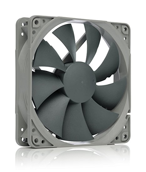 noctua NF-P12 redux-1700 PWM high-performance quiet 120mm fan, ideal for PC cases, CPU heatsinks and water cooling radiators, award-winning premium model in affordable grey redux edition