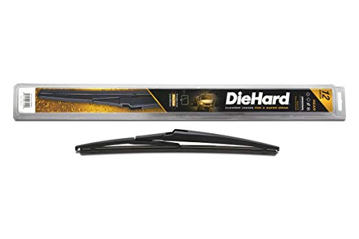 DieHard 12" Direct Fit Rear Wiper Blade 12-A, 1 Pack