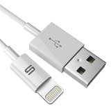 Apple MFi Certified Syncwire Lightning to USB Cable - Lifetime Guarantee Series - 33 ft  1m for iPhone 6S 6 Plus 5S 5C 5 iPad Air 2 Mini 3 iPod 5th generation and iPod nano 7th generation - White