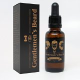 The Gentlemens Beard Premium Beard Oil And Conditioner - Natural Organic and Fragrance Free - Fortified With Argan Jojoba Evening Primrose Sunflower Seed Oil and Vitamin E For Best Results