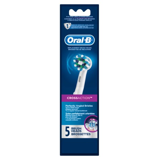 Oral-B Cross Action Brush Head Refills 5 Count