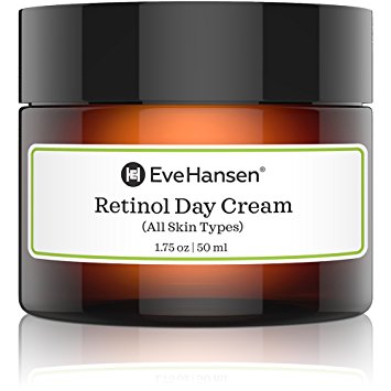 Retinol Day Cream - Moisturizer for Anti Aging Skincare with natural retinol. Skin firming cream & skin tightening. Dry skin cream with Vitamin A for fine line & wrinkle improvement - all skin types!