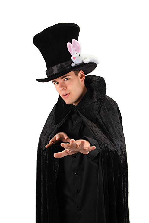 elope Magician Hat with Rabbit for Teens and Adults