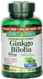 Natures Bounty Ginkgo Biloba 60mg Capsules 200-Count Bottle