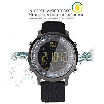 Celestech CTX18 High Quality Sports Smart Watch with Pedometer IP68 Waterproof Fitness Tracker with Call & SMS Notification for iOS and Android