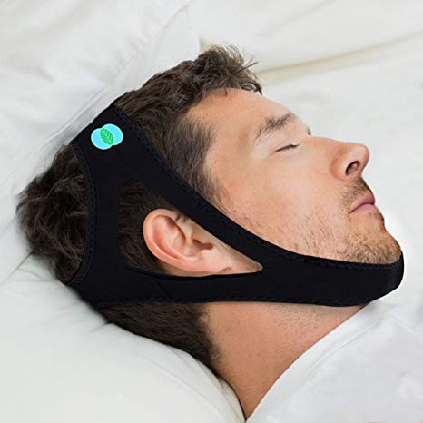 Large Anti Snoring Chin Strap for Adults (for Medium and Large Heads) – Best Anti Snoring Devices - Premium Snoring Solution for Men and Women – Jaw Support Strap