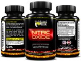 Peak Nitric Oxide Booster And L-Arginine Supplement 120 Capsules - MOST EFFICIENT Pre Workout NO2 For Enhanced Strength  Endurance  Maximum Muscle Reduces Fatigue Increases Energy And Recovery Rate Or Your Money Back - Made In USA GMP Consistent Quality - Nutriment Edge