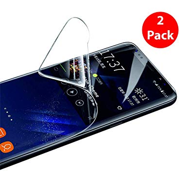 Starred (2 Pack) Screen Protector TPU Film for Samsung Galaxy S9/ S8 [Curved Edge] [Bubble-Free] HD Clear Flexible Shield