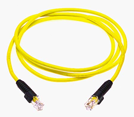 Monster Cable Ultra-High-Speed RJ11 Internet Phone Cable (5-Feet, Yellow)