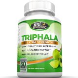 Top Rated Triphala - Pure Himalaya Triphala Extract Plus Capsules - 30 Day Supply 1000mg 60ct Veggie Capsules By BRI Nutrition