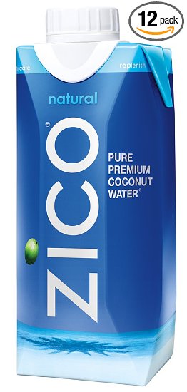 ZICO Premium Coconut Water Natural 112 fl oz Pack of 12