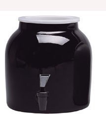 Ceramic Water Dispenser - Solid Black