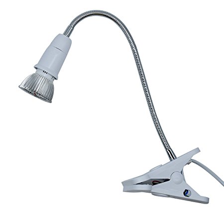 LED Grow Plant Lights, Qicai H 18W LED Clip Desk Lamp Clamp Flexible Neck 360 Degree For Indoor Plants Hydroponic Garden Greenhouse