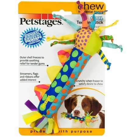 Cool Teething Stick Chew Toy for Dogs, Freeze in Microwave to Help Teething Puppies, Chew Toy by Petstages