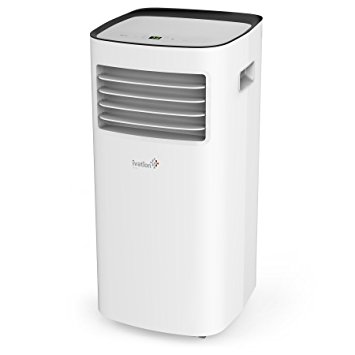 Ivation 10,000 BTU Portable Air Conditioner – Compact Single-Hose AC Unit & Dehumidifier w/Remote Control, Digital LED Display & Multi-Mode Function – 350 Sq/Ft Coverage