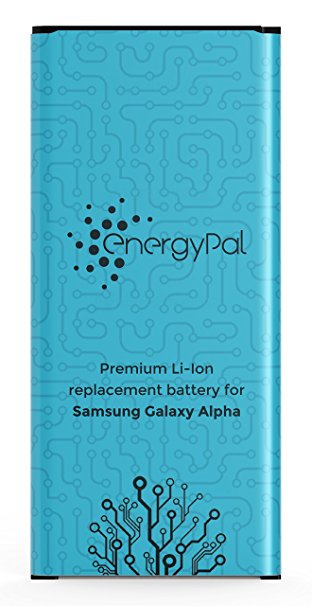 EnergyPal Galaxy Alpha Battery- 1860mAh Replacement battery for Samsung Galaxy Alpha