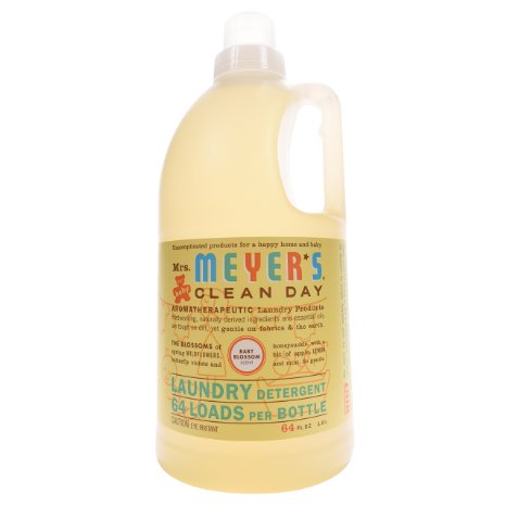 Mrs Meyers Clean Day Laundry Detergent - Baby Blossom - 64 oz