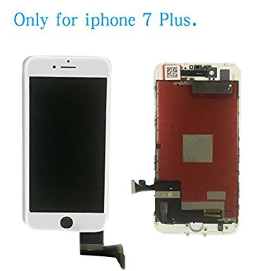 Repair and Replacement LCD Display & Touch Screen Digitizer Assembly for iPhone 7 plus(5.5 inch) replacement (white)
