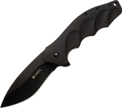 Columbia River Knife and Tool K220KKP Onion Foresight Razor Edge Knife, Black