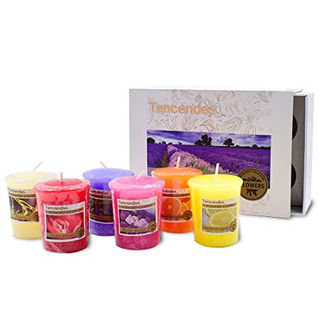 Tancendes Scented Candle Gift Set with floral & fruity fragrance candle Perfect For Home, Party