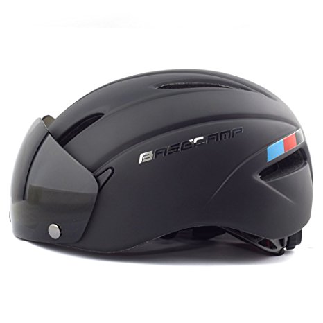 Basecamp Zoom Cycling Bike Helmets with Removable Shield Visor